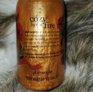 Philosophy Cozy by the fire shampoo, shower gel, & bubble bath